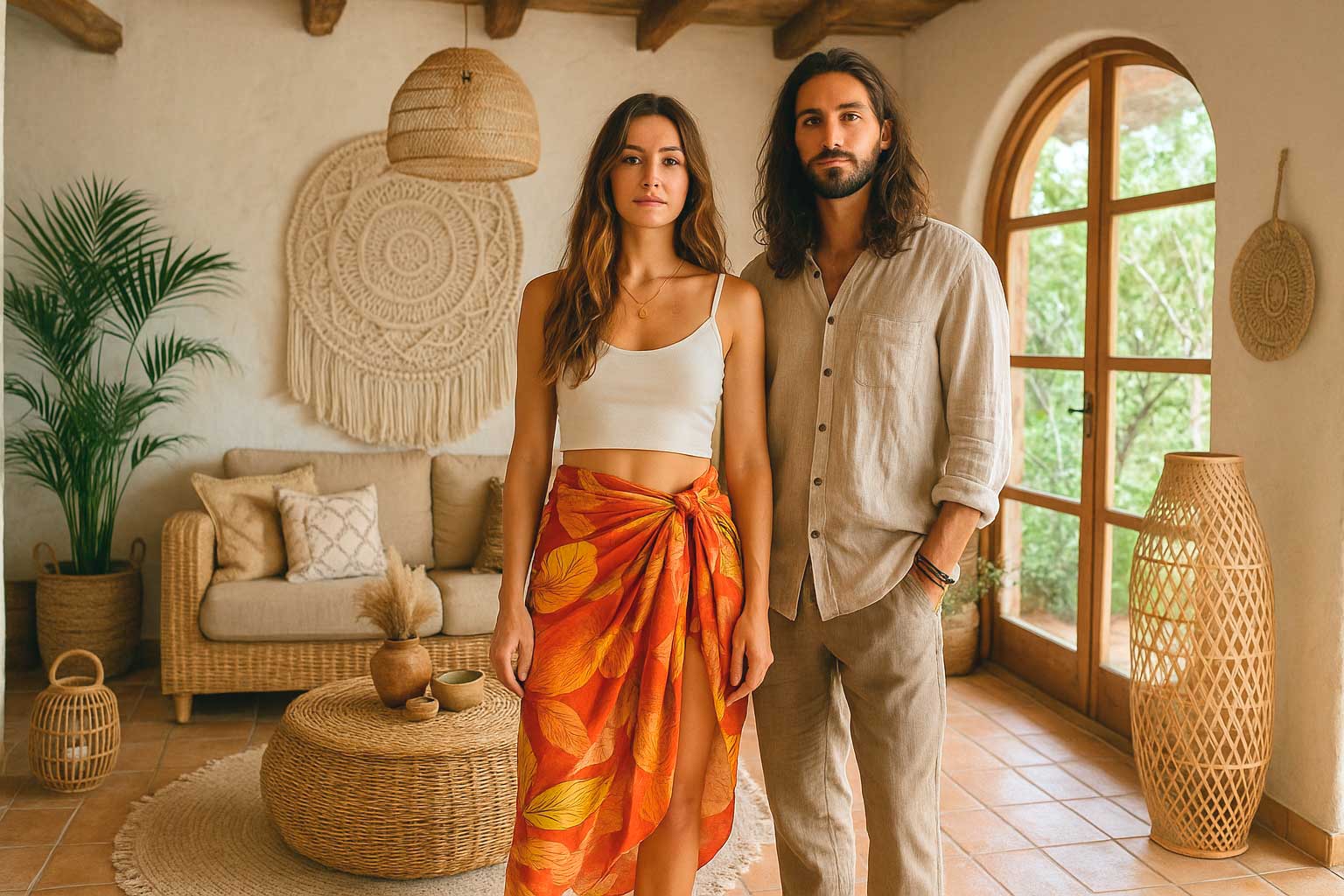 Inspiração Boho Chic: Monte Looks Deslumbrantes com Cangas Tie-Dye